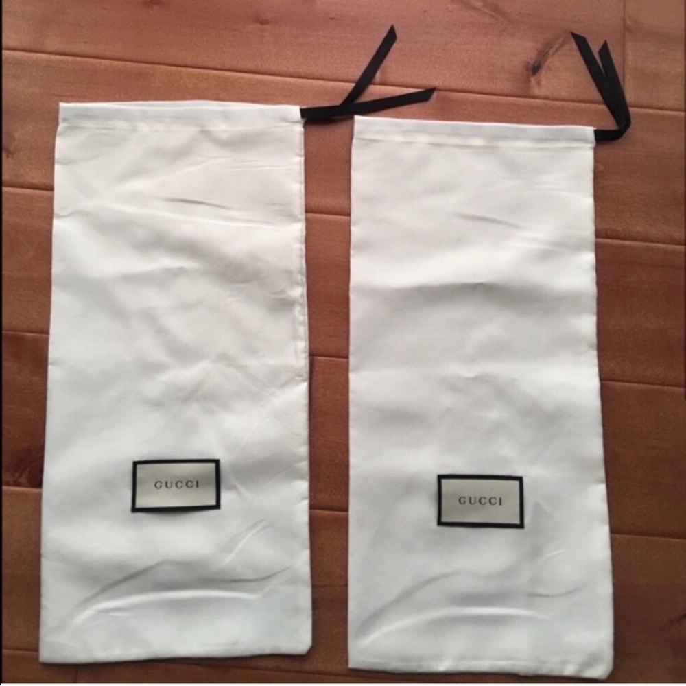 Gucci dust bags for shoes